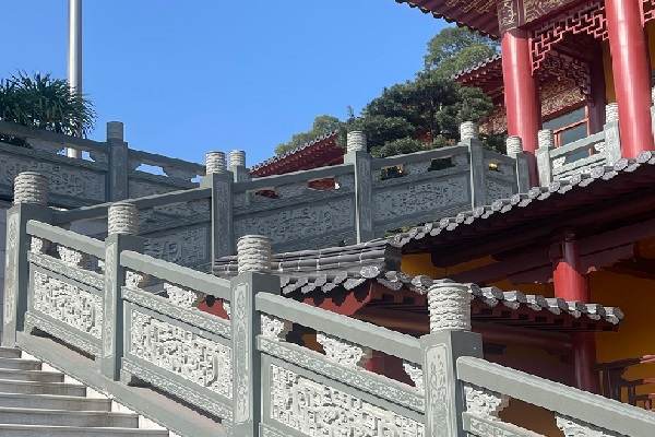 大连河道石栏杆来图定制 款式二 现货供应